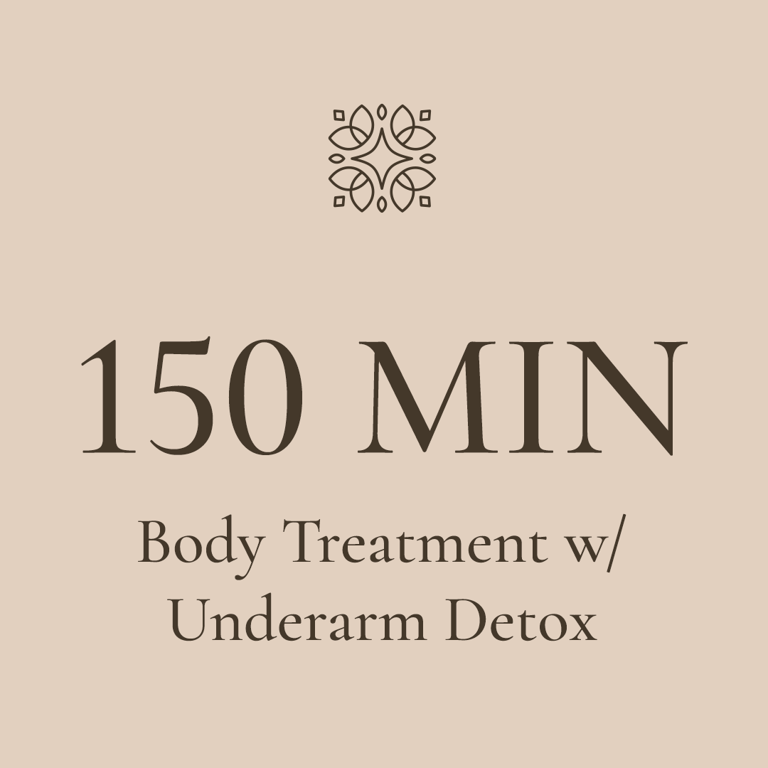 150 min Body Treatment with Underarm Detox Therapy (Scrub, Mask, Underarm Detox & Massage)  – Ladies Only