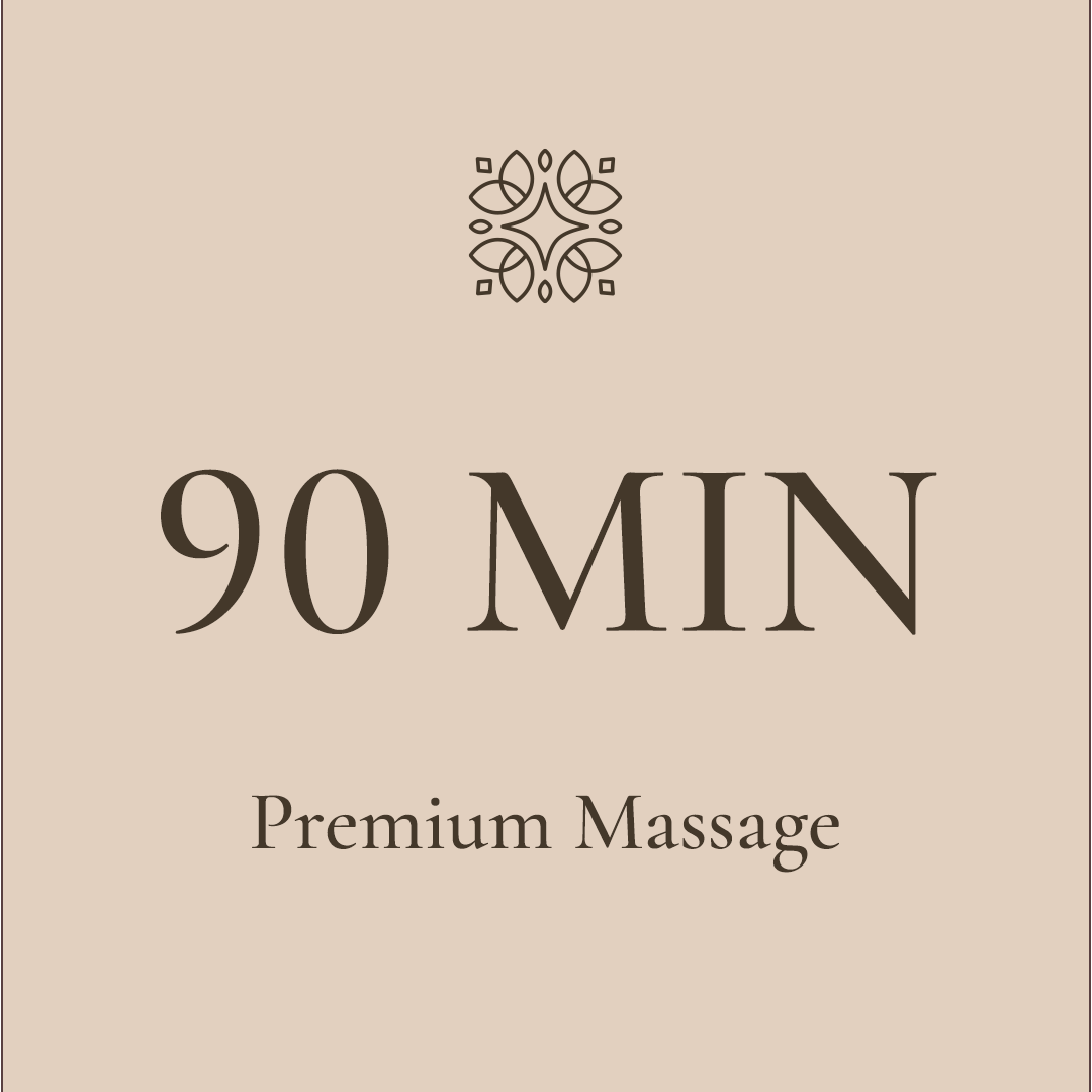 Premium Massage 90 min (Heat Herbal Compress or Aroma Hot Stone)