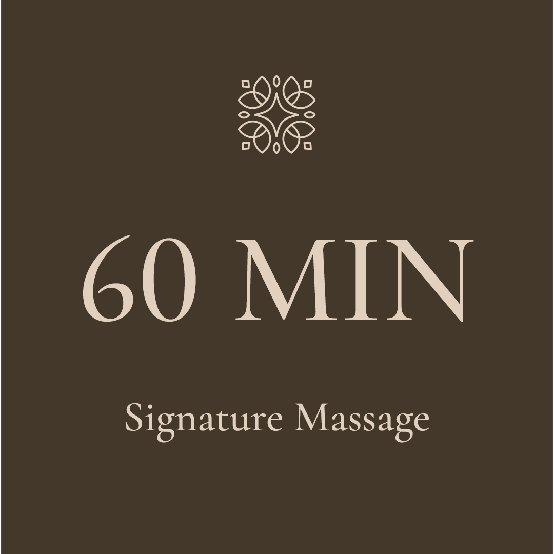 Signature 60 min Massage (Balinese, Thai, Reflexology or Pregnancy) 