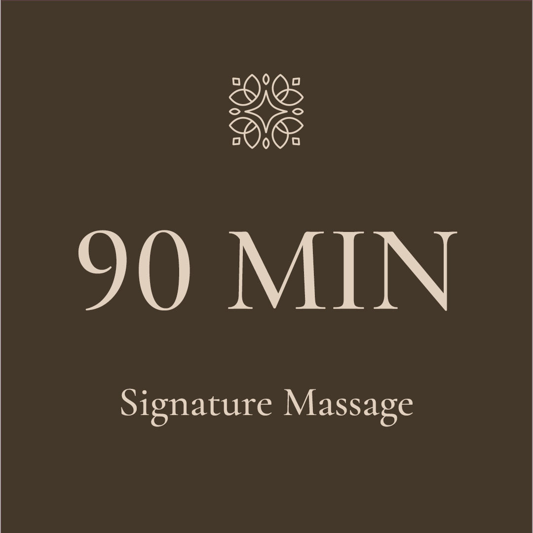 Signature 90 min Massage (Balinese, Thai, Reflexology or Pregnancy) 