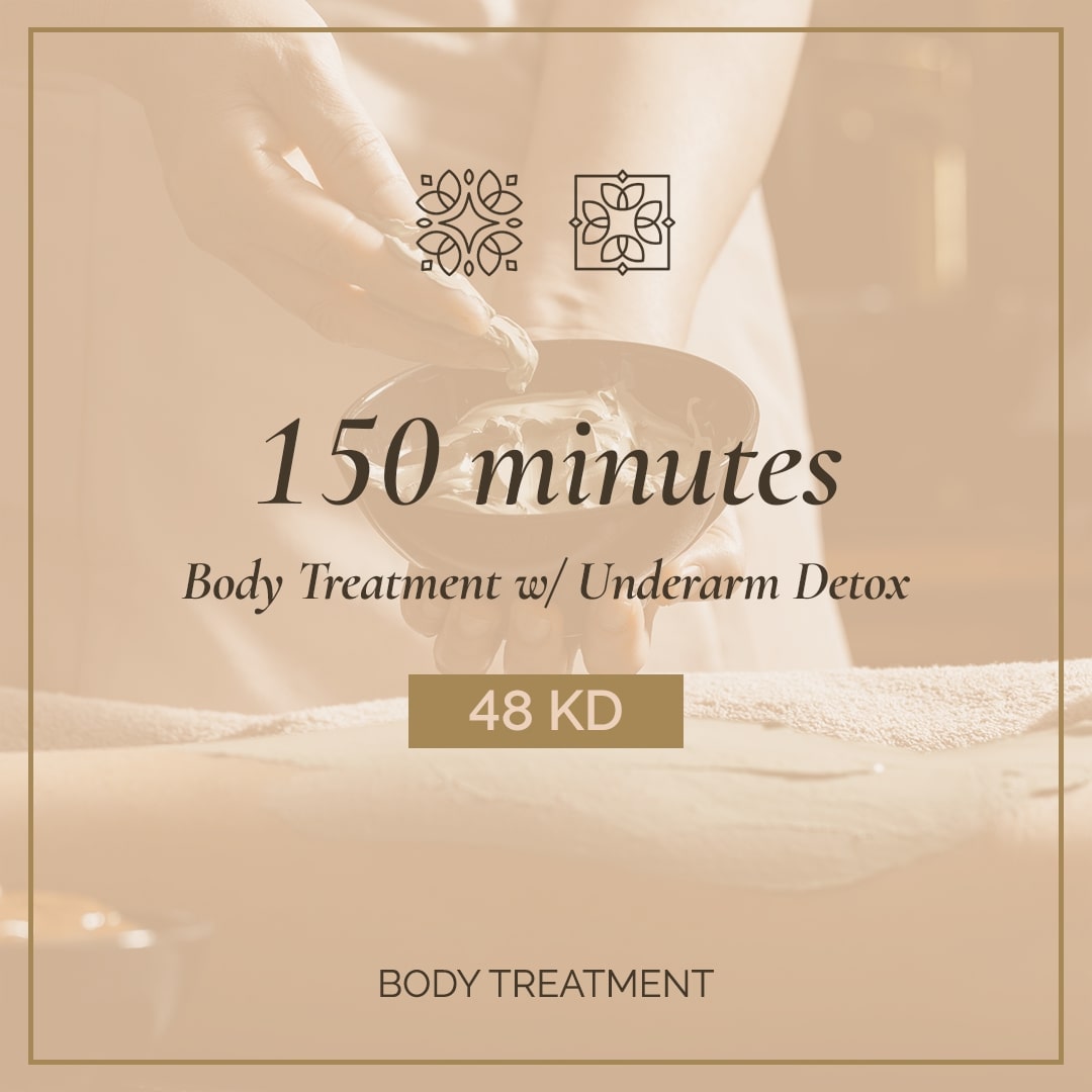 Body Treatment with Underarm Detox Therapy (Scrub, Mask, Underarm Detox & Massage)