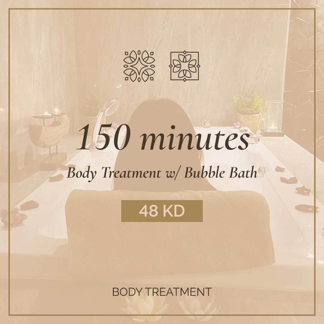 Body Treatment with Bubble Bath (Scrub,Mask,Bubble Bath & Massage)
