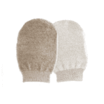 Guanto Double Face In Bambu E Lino Linen/ Bamboo Mitt 2 Sided