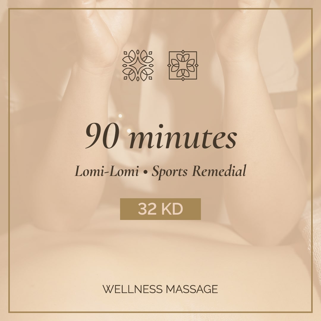 Wellness Massage (Lomi lomi or Sports Remedial)