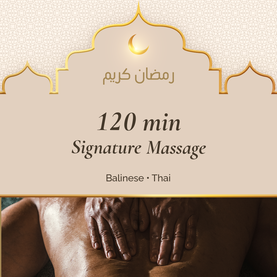 المساجات الخاصه – 120 دقيقة (بالي او تايلندي)