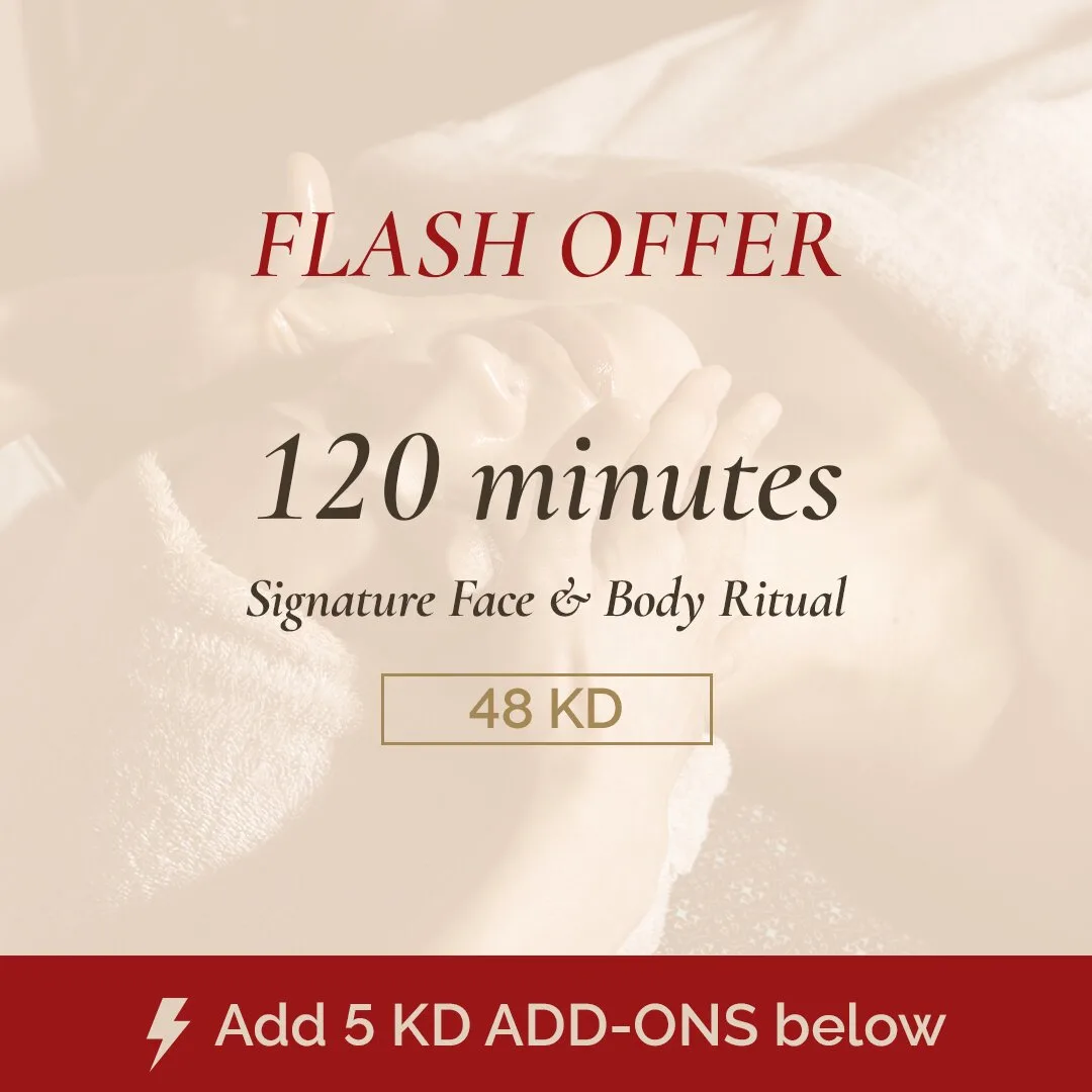 طقوس سبا تايم المميزة للوجه و الجسم