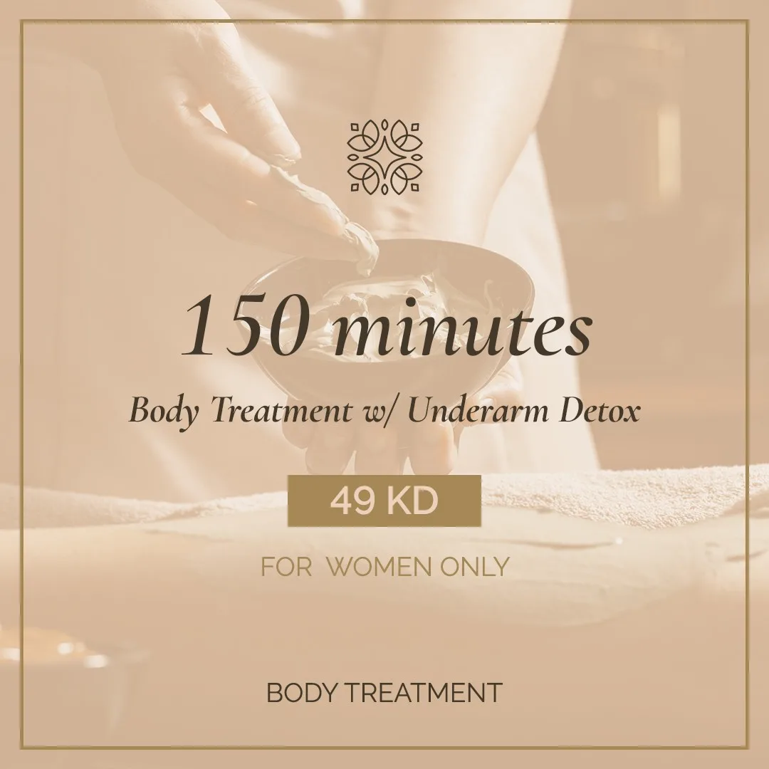 Body Treatment with Underarm Detox Therapy (Scrub, Mask, Underarm Detox & Massage)