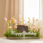 Birthday Floral Surprise Tray