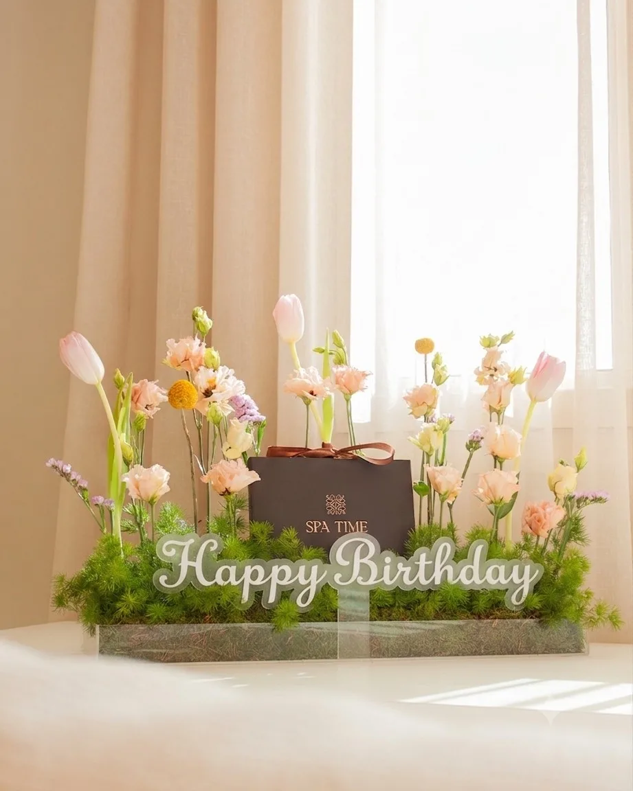 Gemini_Generated_Image_9u4zro9u4zro9u4z (1) Spa Time Birthday Floral Surprise - Image 1